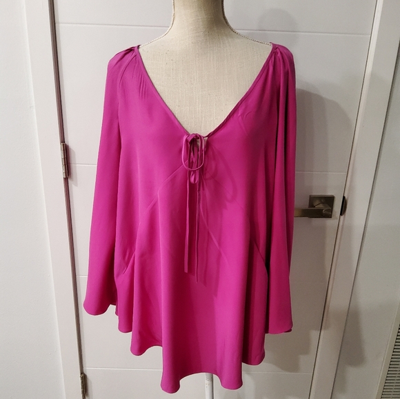 Elizabeth & James Silk Blouse Size L